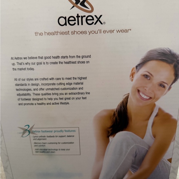 Aetrex Black Strap Sandals - Picture 6 of 7